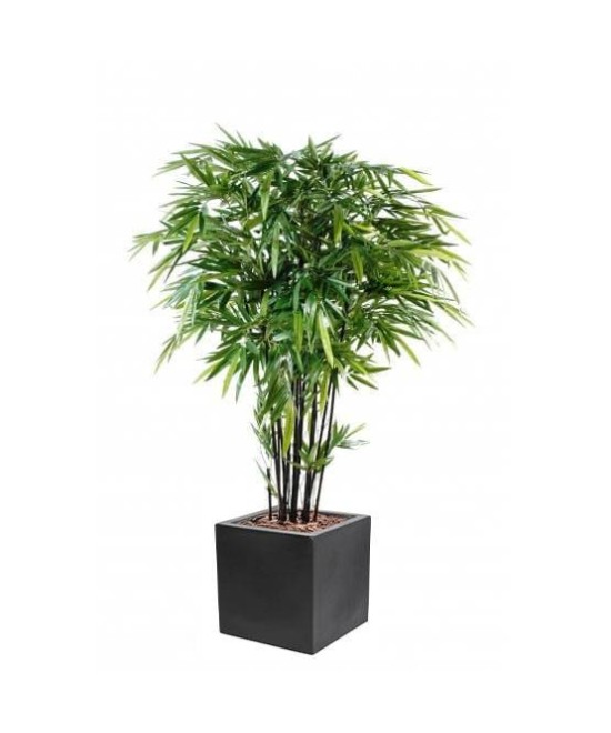 Artificial BLACK NATURAL BAMBOO IN CUBIC FIBER