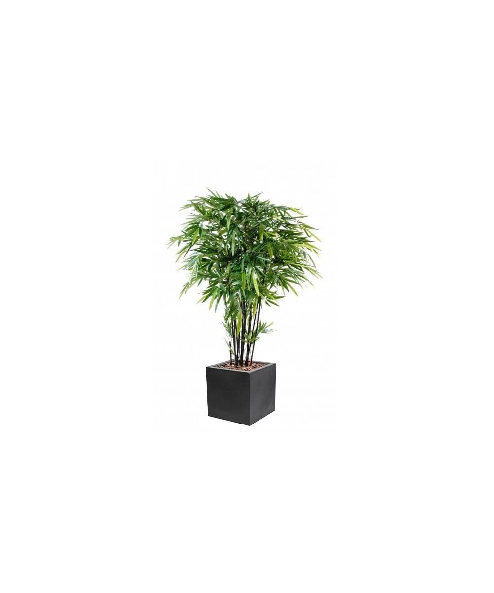 Artificial BLACK NATURAL BAMBOO IN CUBIC FIBER