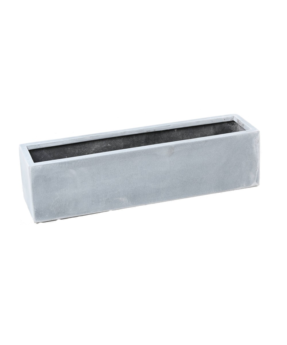 TROUGH PLANTER FIBER 80 GREY