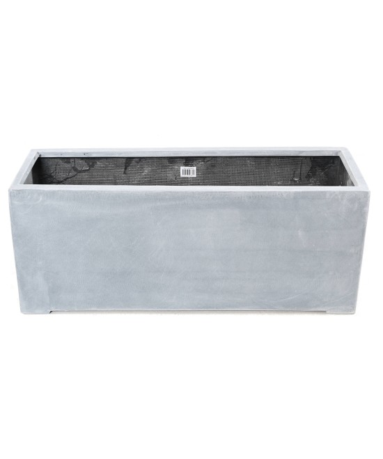 TROUGH PLANTER FIBER 100 GREY