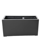 TROUGH PLANTER FIBER 100 BLACK