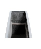 TALL PLANTER FIBER GREY