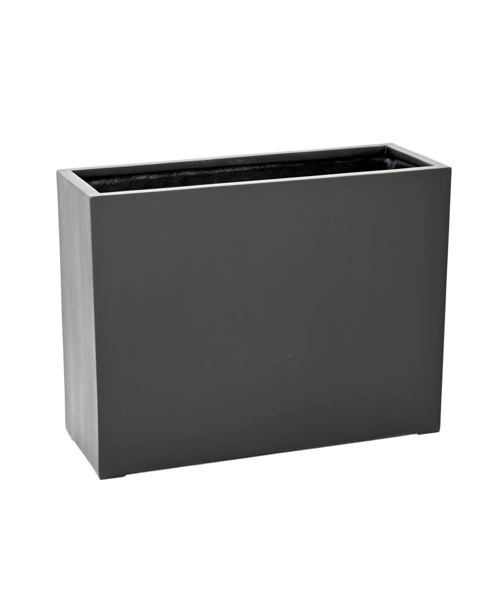 TALL PLANTER FIBER BLACK