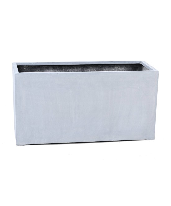 TROUGH PLANTER FIBER 100 GREY