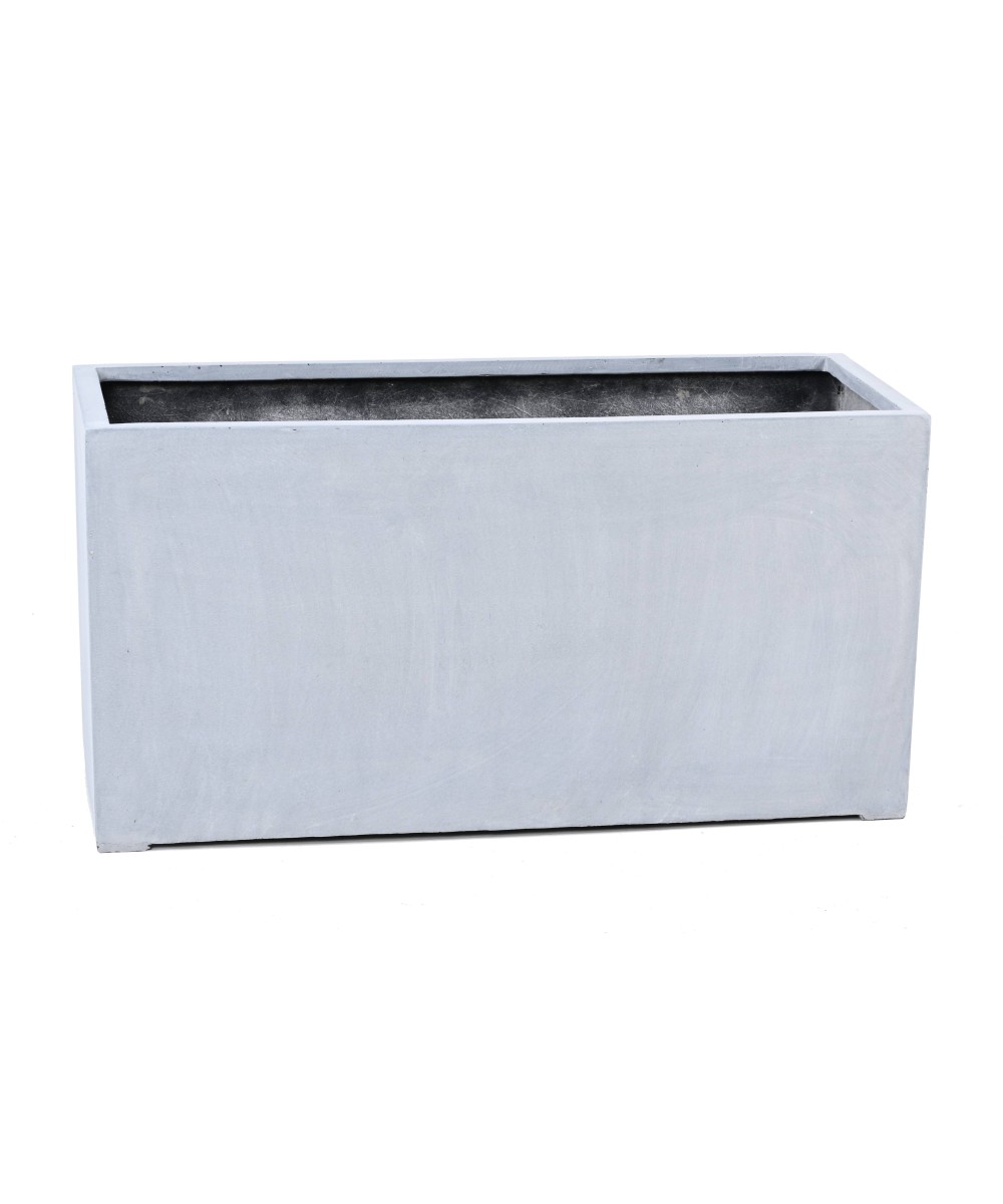 TROUGH PLANTER FIBER 100 GREY