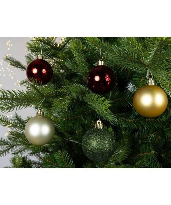 BAUBLE SHATTERPROOF MIXED (box of 30)