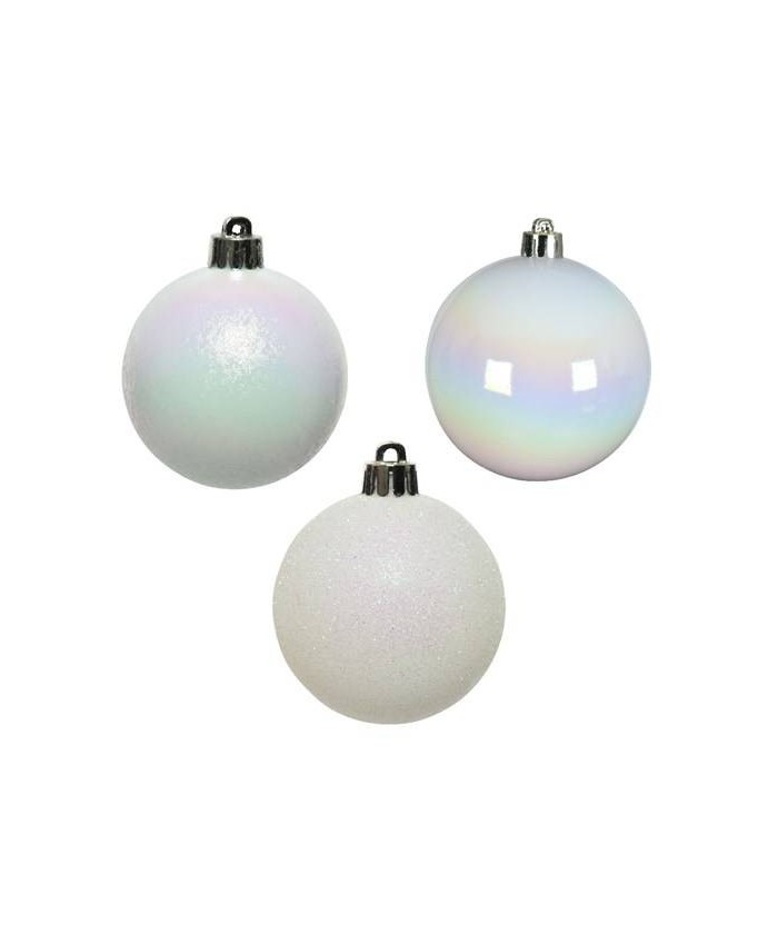 BAUBLE SHATTERPROOF WHITE (box of 30)