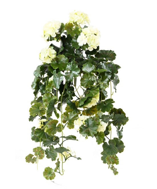 Artificial GERANIUM HANGING BUSH UV