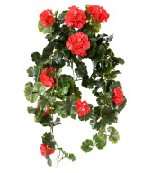 Artificial GERANIUM HANGING BUSH UV