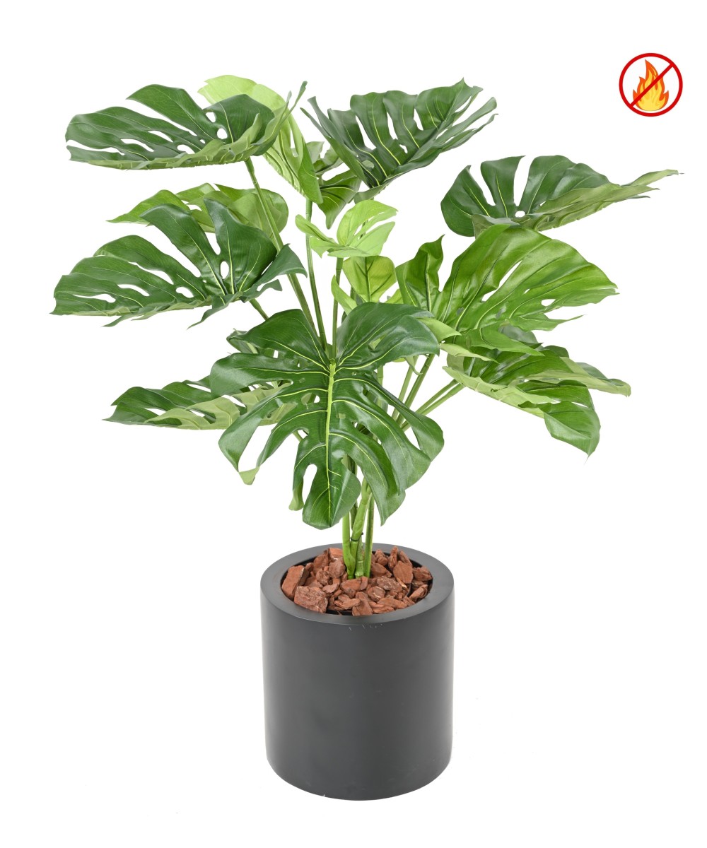 Artificial GIANT PHILODENDRON MONSTERA *15 85 CM FR - Fire Resistant
