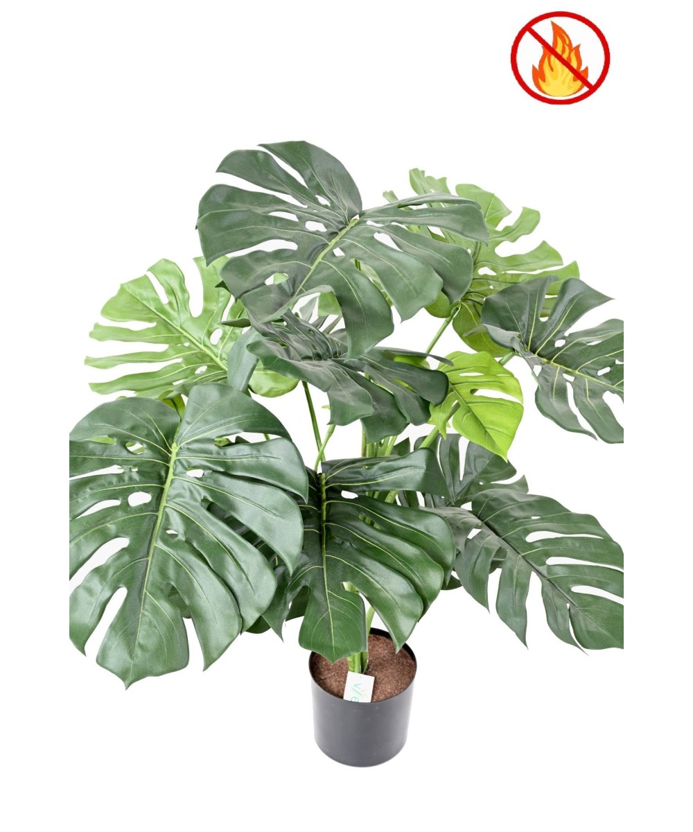 Artificial GIANT PHILODENDRON MONSTERA *15 85 CM FR - Fire Resistant