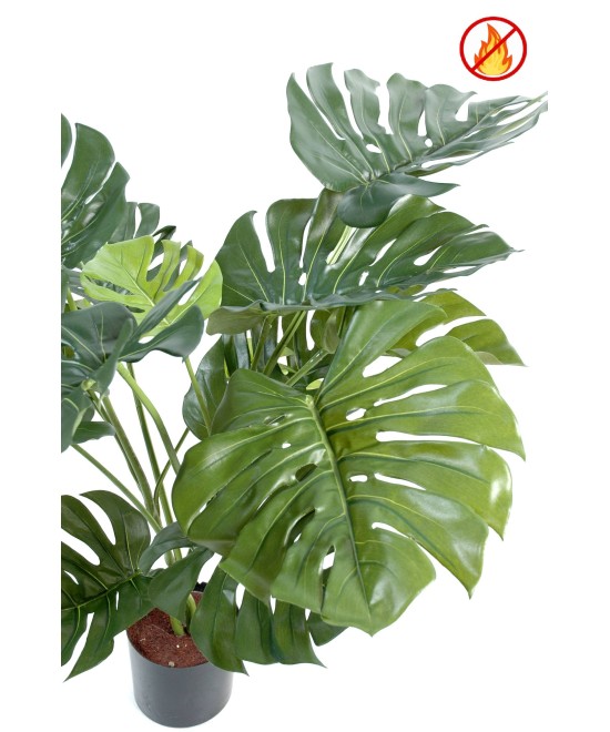 Artificial GIANT PHILODENDRON MONSTERA *15 85 CM FR - Fire Resistant