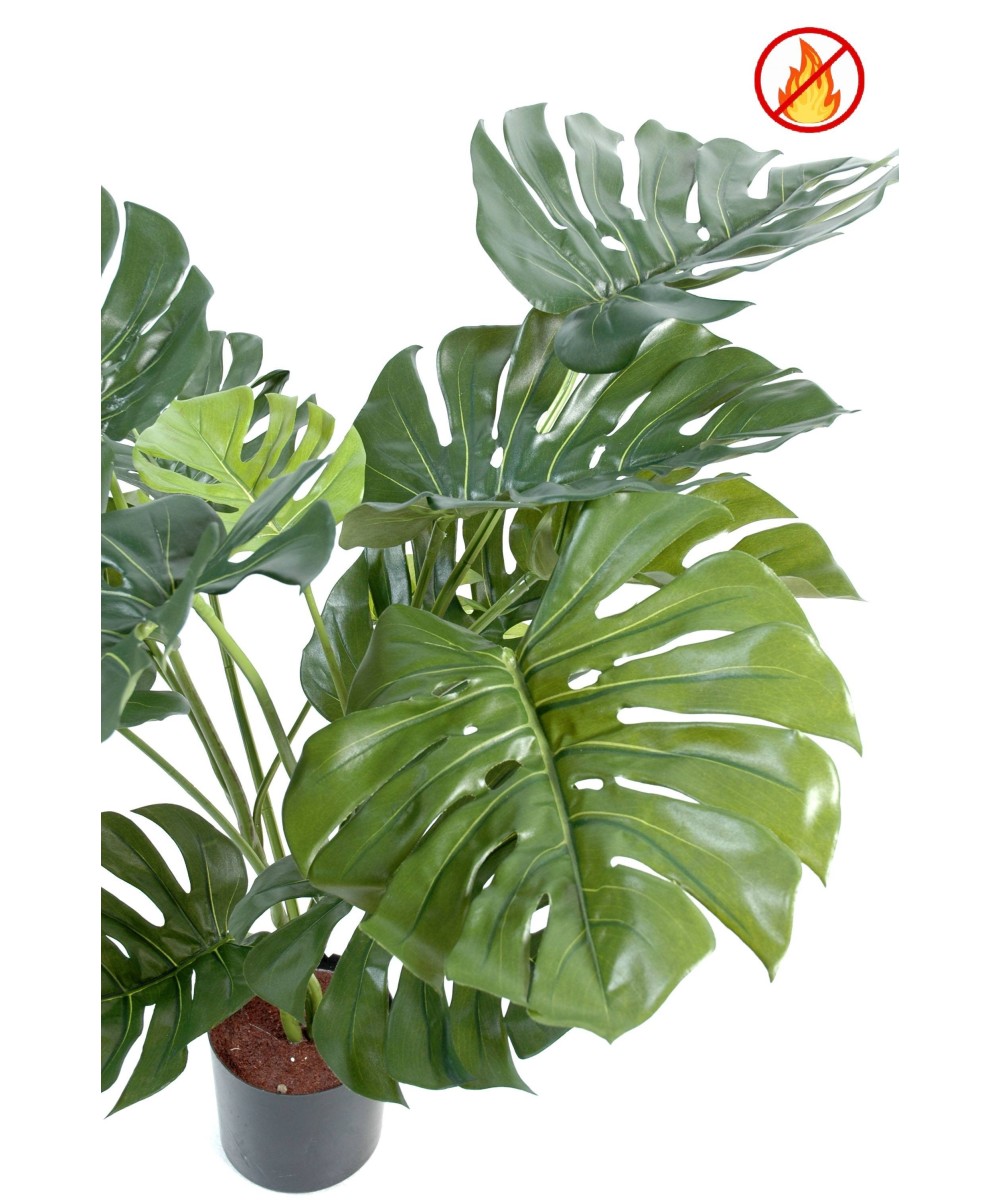 Artificial GIANT PHILODENDRON MONSTERA *15 85 CM FR - Fire Resistant