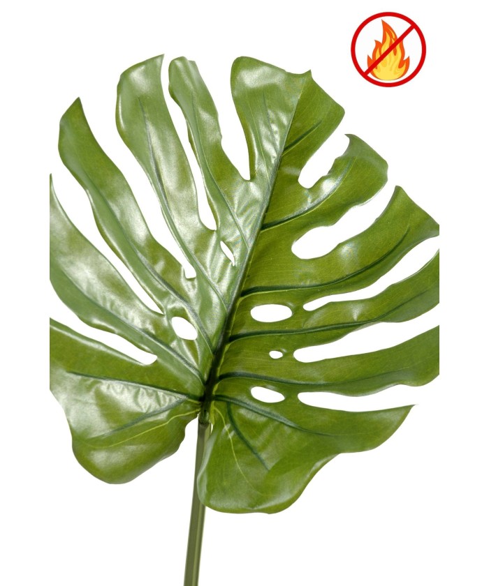 Artificial PHILODENDRON MONSTERA STEM 75 CM L FR - Fire Resistant