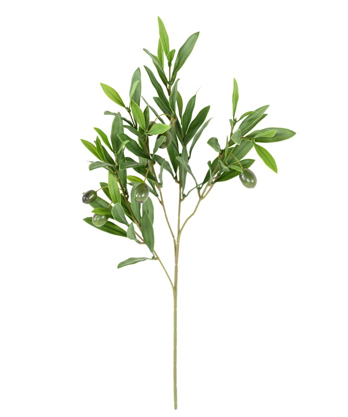 Artificial OLIVE TREE SPRAY 52 OLIVES PLAST UV