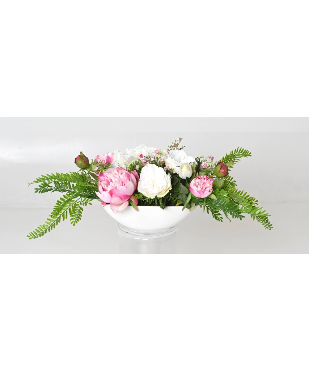 Artificial CENTREPIECE PINK PEONY