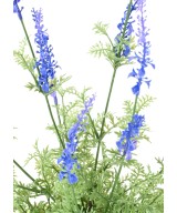 Artificial LAVENDER DENTATA POT