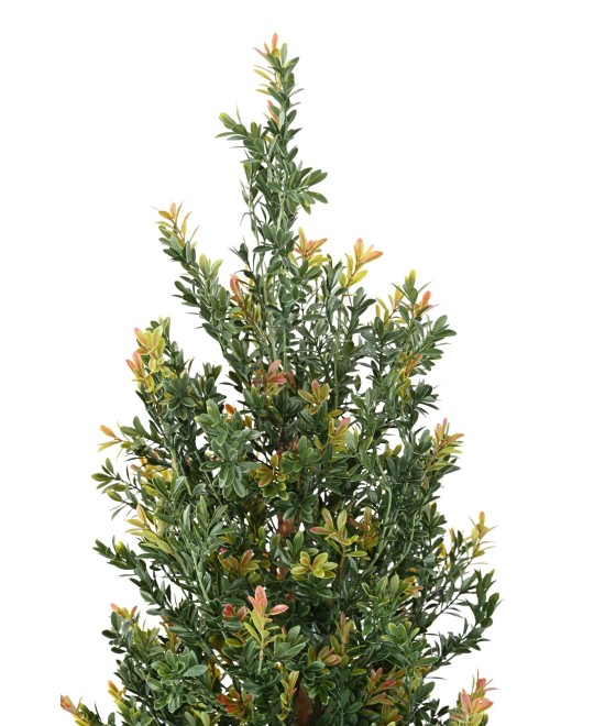 Artificial BOXWOOD RED DAY BUSH UV