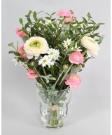 Artificial RANUNCULUS (Buttercup) EUCALYPTUS BOUQUET