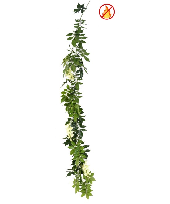 Artificial wisteria garland new 180 FR - Fire Resistant