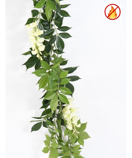 Artificial wisteria garland new 180 FR - Fire Resistant