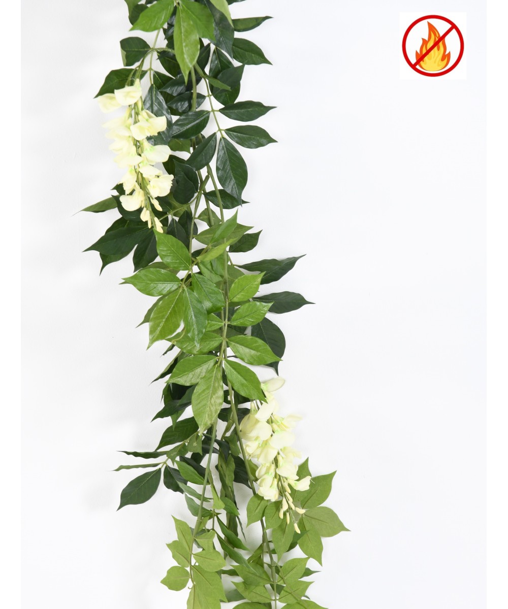 Artificial wisteria garland new 180 FR - Fire Resistant