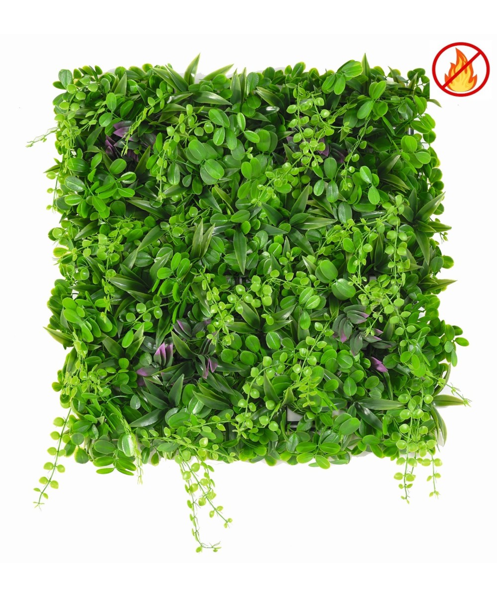 Green wall panel E 50*50 FR - Fire Resistant Artificial