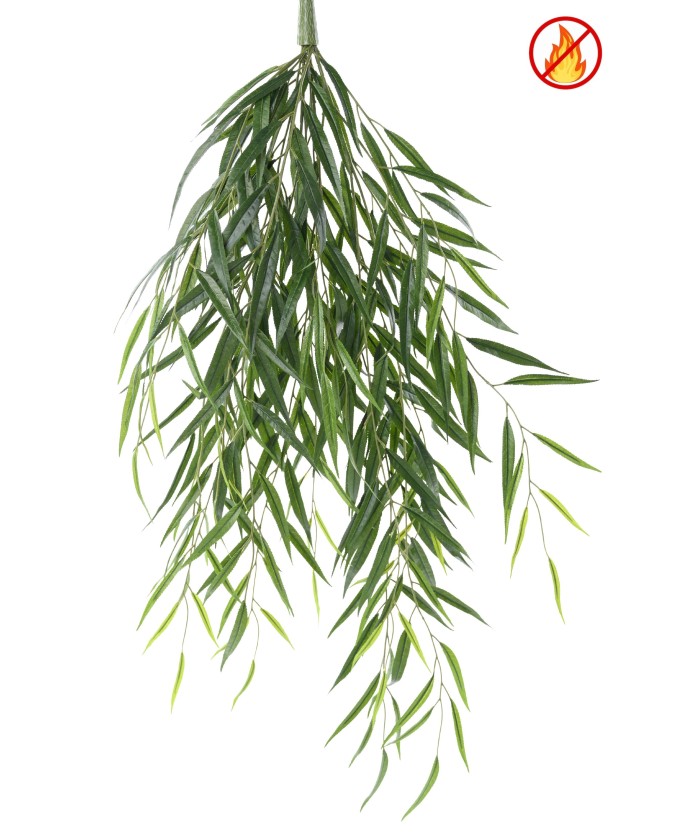 Artificial WILLOW HANGING BUSH 105 FR - Fire Resistant