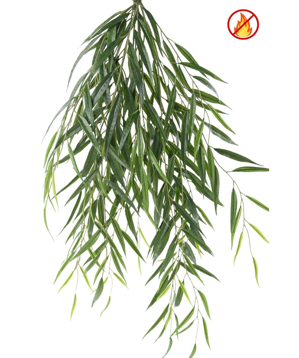 Artificial WILLOW HANGING BUSH 105 FR - Fire Resistant