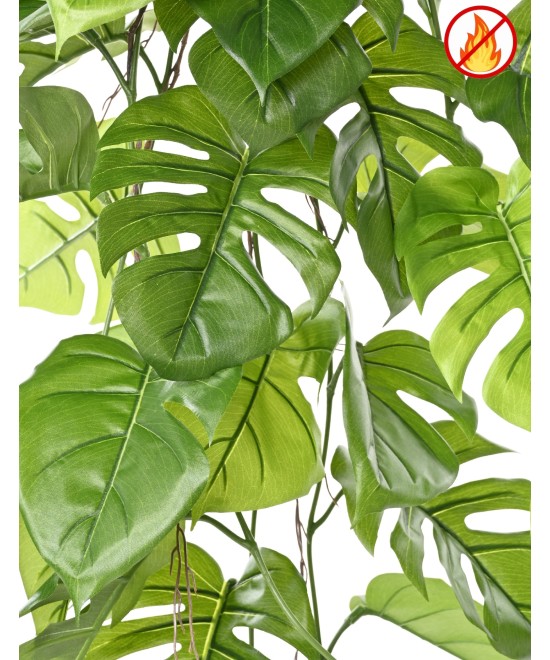 Kunstlik ripppõõsas Philodendron Monstera 120 FR - Tulekindel