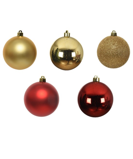 BAUBLE SHATTERPROOF MIXED (box of 30)