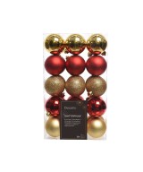 BAUBLE SHATTERPROOF MIXED (box of 30)