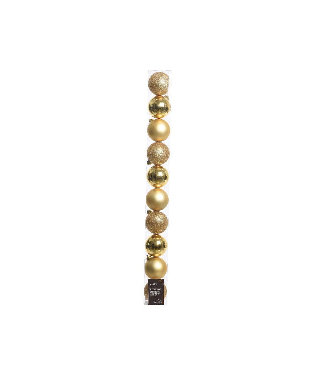BAUBLE GOLD SHATTERPROOF (box of 10)