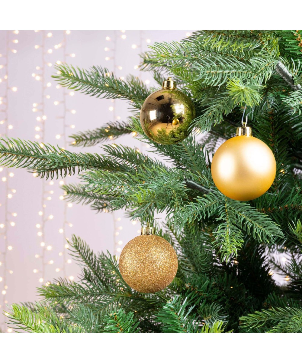 BAUBLE GOLD SHATTERPROOF (box of 10)