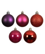 BAUBLE SHATTERPROOF MIXED (box of 30)