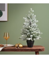 Artificial SNOW-COVERED ALLISON FIR MINI