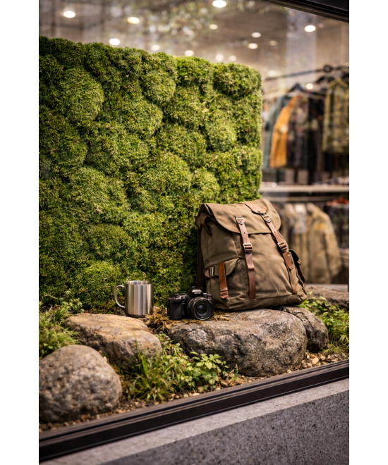 Artificial MOSS PEBBLES 50x50