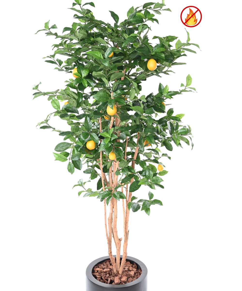 Artificial LEMON TREE NEW 180 FR - Fire Resistant