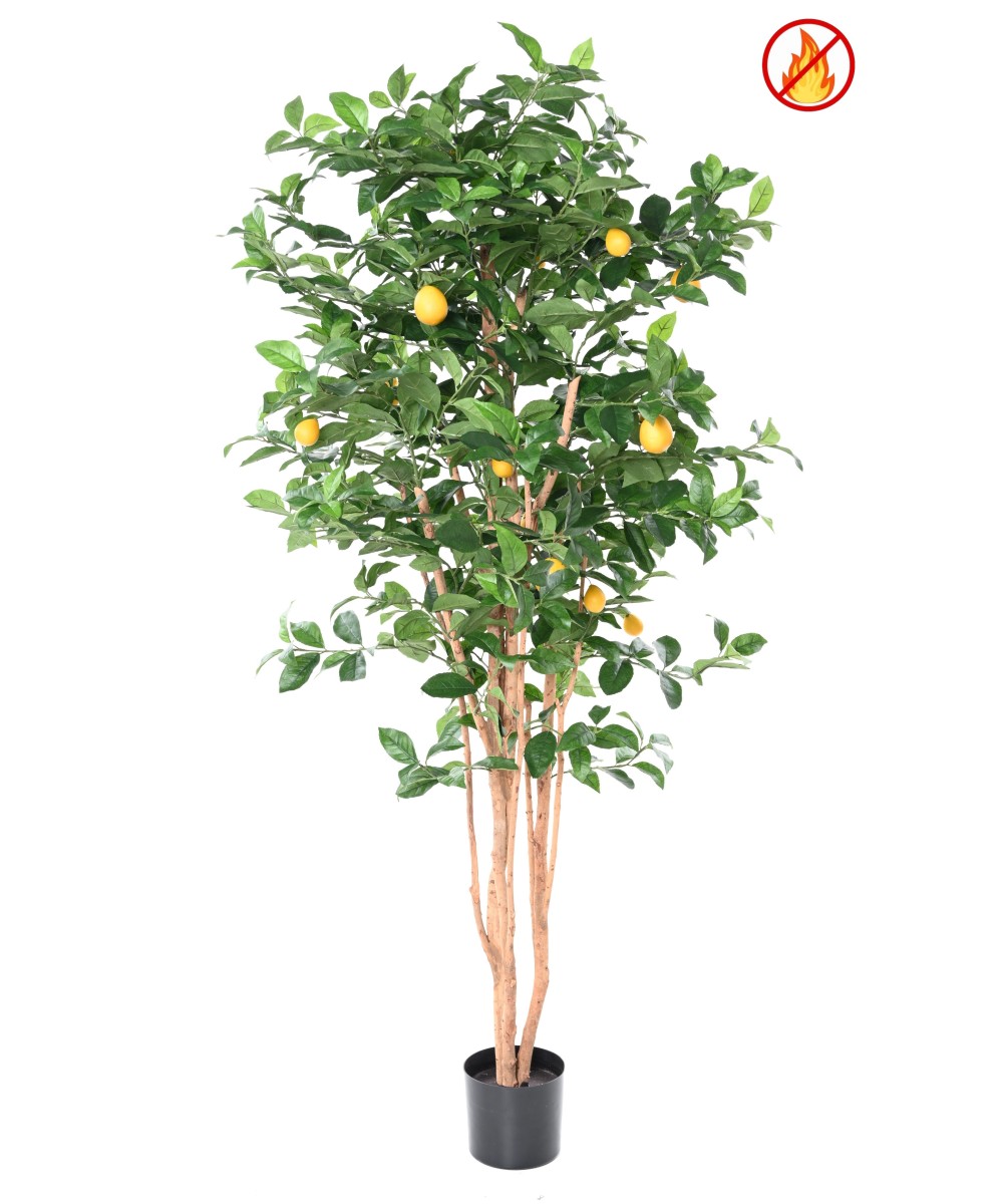 Artificial LEMON TREE NEW 180 FR - Fire Resistant