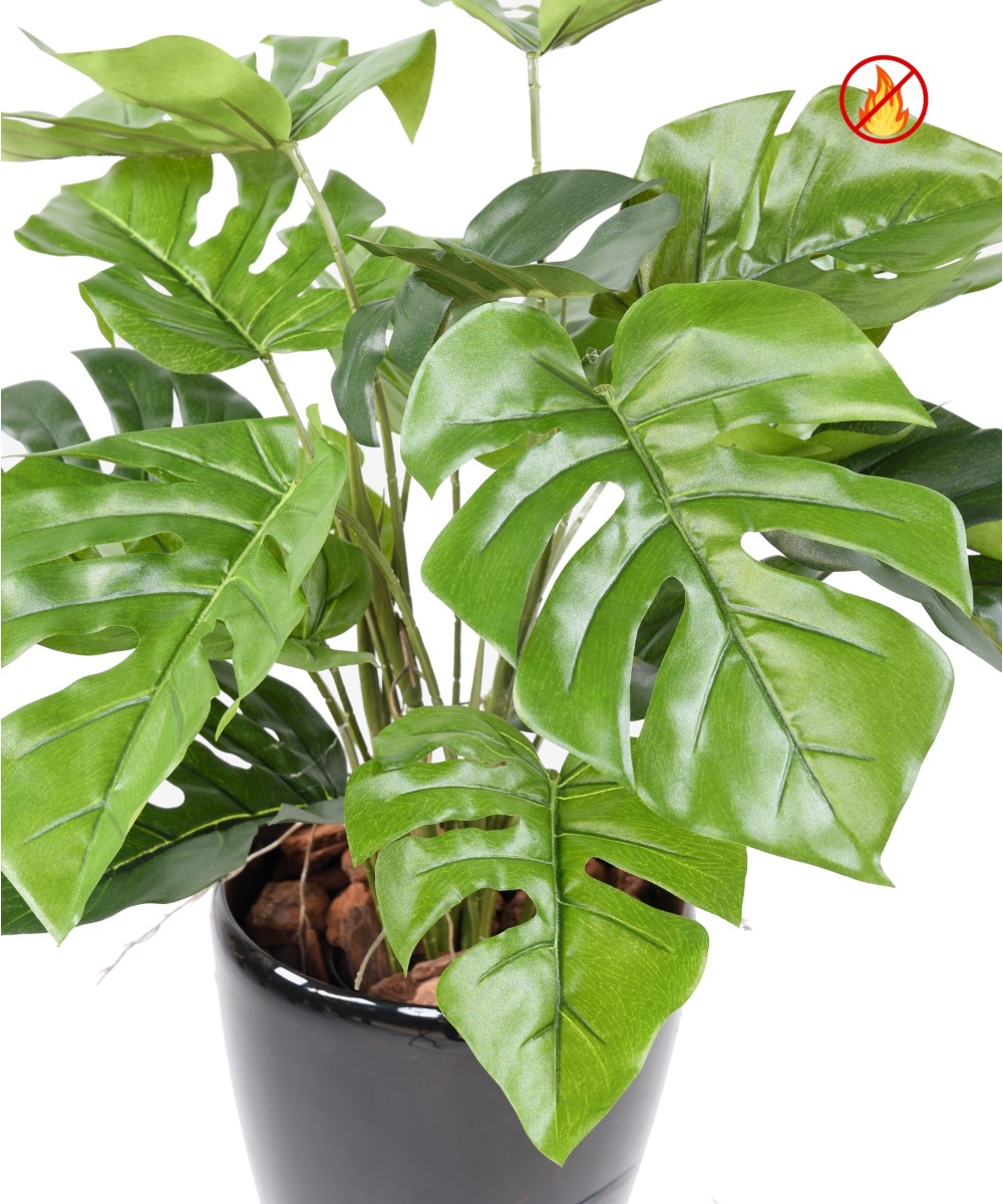 Kunstlik filodendron, monstera, pott FR – tulekindel