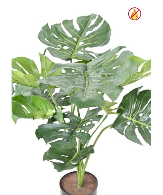 Artificial giant Philodendron Monstera *13 75 cm FR – Fire Resistant