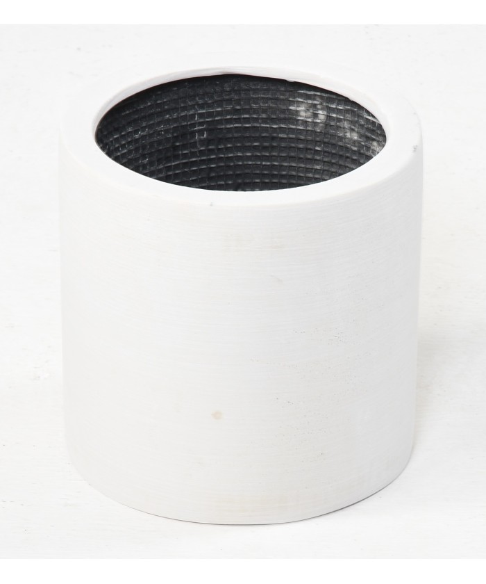 CYLINDER FIBER GLOSSY WHITE