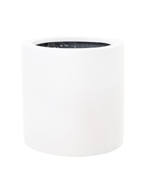 CYLINDRE FIBER BLANC BRILLANT