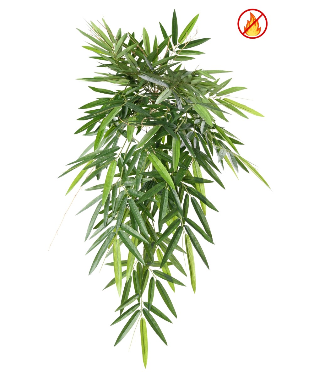 Artificial BAMBOO HANGING BUSH FR - Fire Resistant