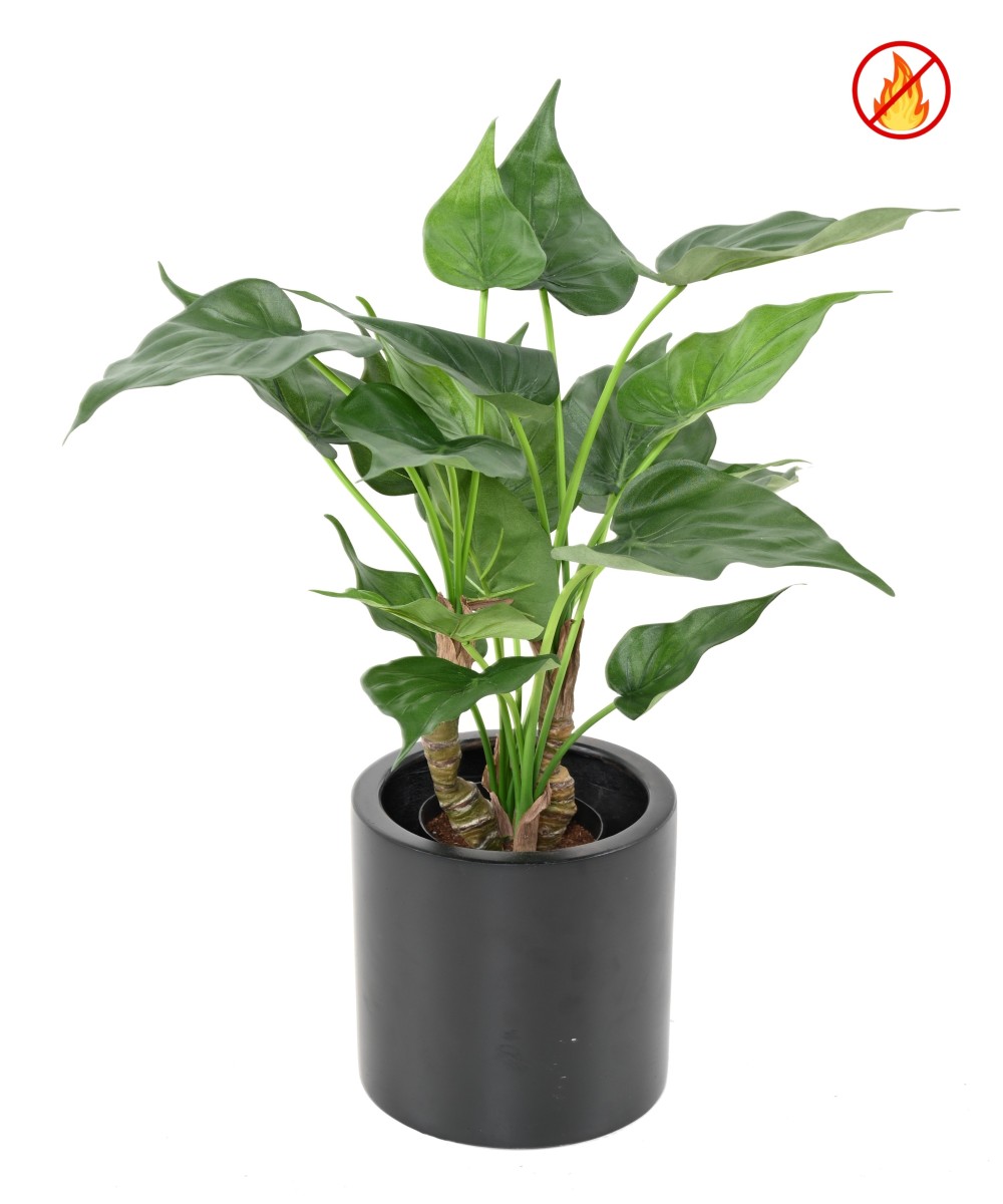 Artificial Alocasia cucullata FR - Fire Resistant