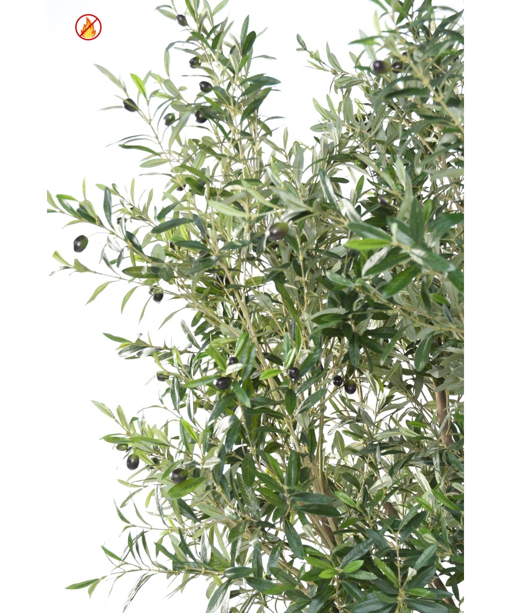 Artificial Large Olive Tree FR - Fire Resistant