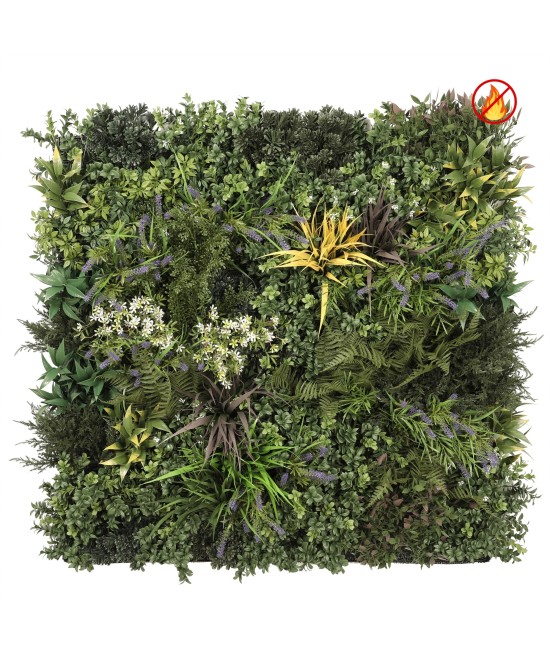 Artificial Luxury lavender Green Wall UV/FR – UV Resistant / Fire Resistant