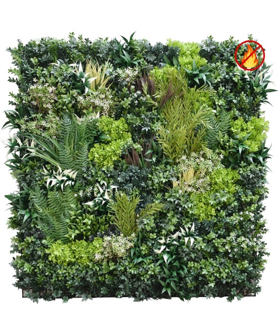 Artificial Luxury forest Green Wall UV/FR – UV Resistant / Fire Resistant