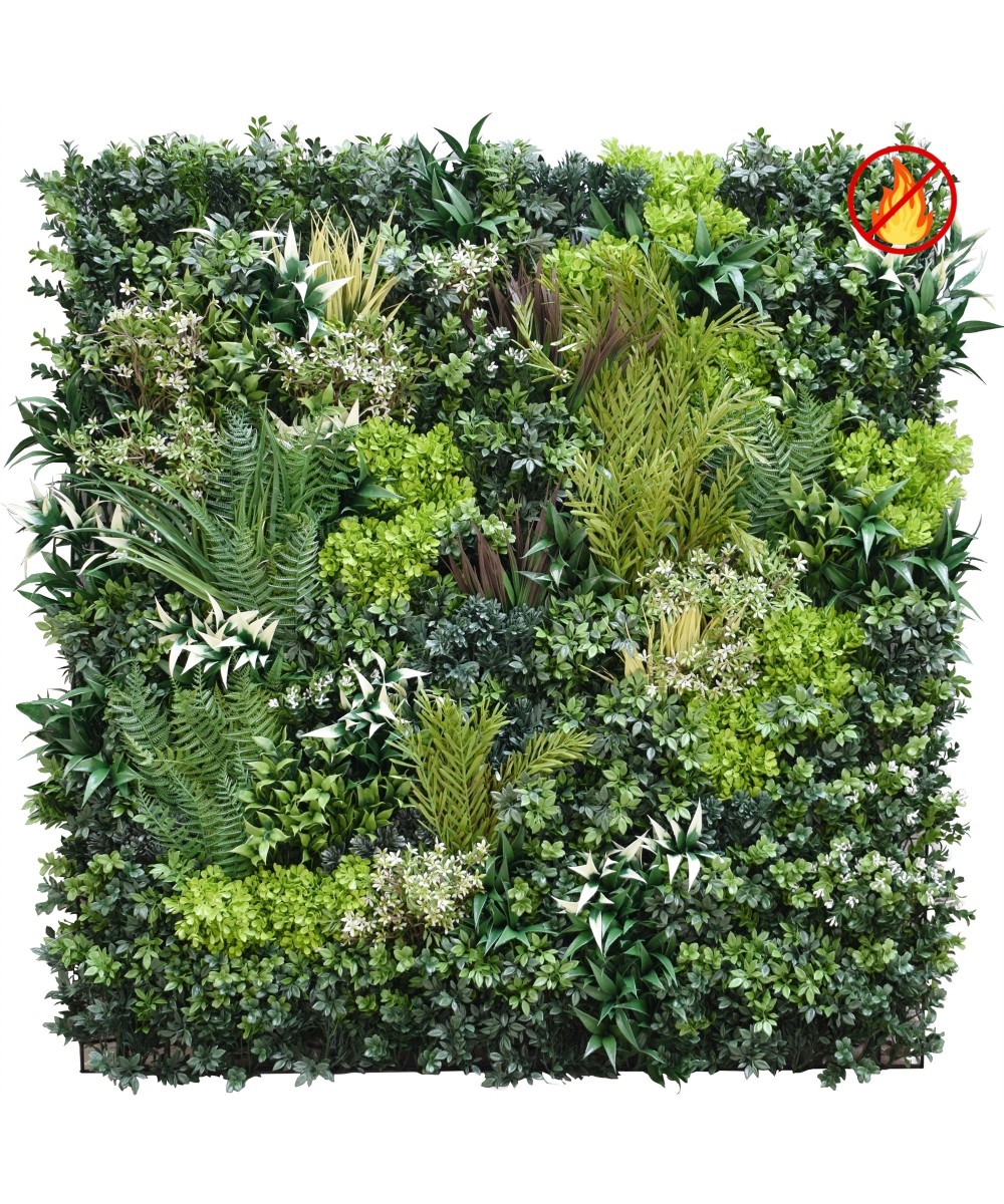 Artificial Luxury forest Green Wall UV/FR – UV Resistant / Fire Resistant