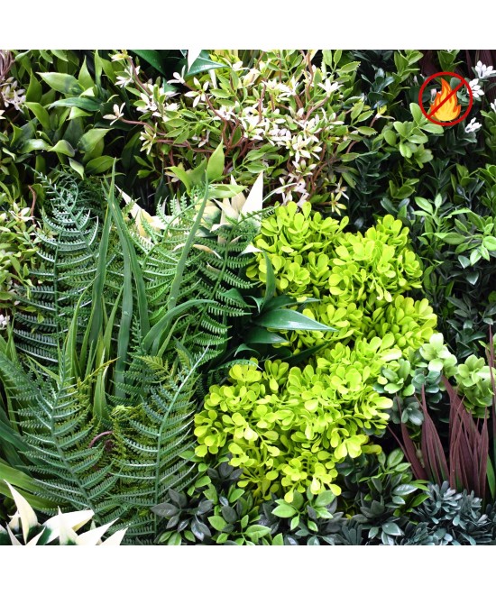 Kunstlik luksuslik metsaroheline sein UV/FR – UV-kindel / tulekindel